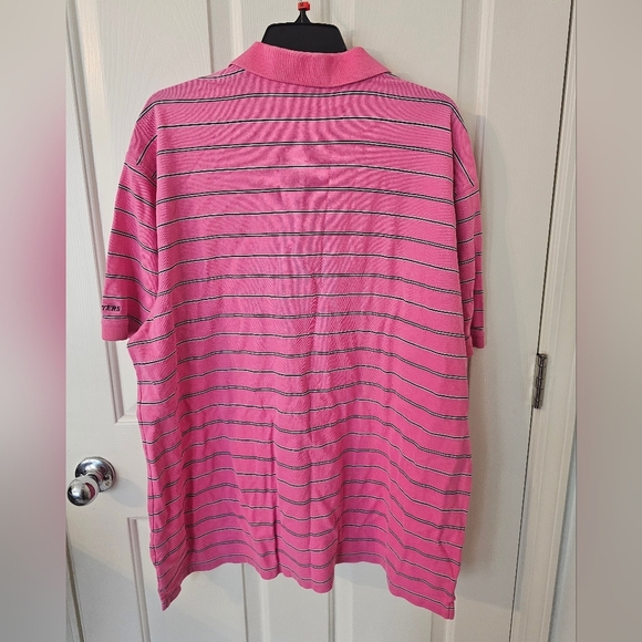 Masters Collection Golf Pink Stripe Pima Cotton Short Sleeve Polo Size XXL - Picture 5 of 6